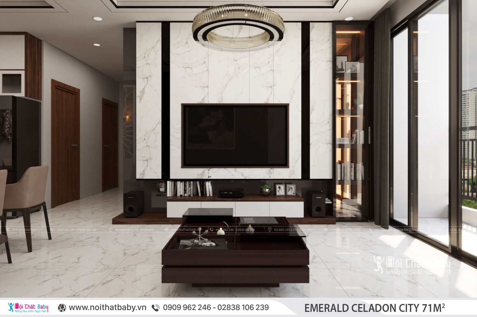 Tổng hợp các mẫu thiết kế nội thất Chung cư Emerald Celadon City